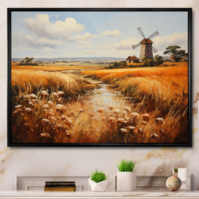 «Danemark Windmill Serenade», reproduction sur toile