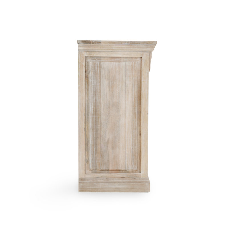 Adelaide Nine-drawer Mango Wood Dresser In Cocoa Brown, White Wash