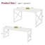 Ensemble de table de salle à manger 3 pièces 43,3 pouces avec bancs Aithan, ensemble de table de cuisine rustique pour petits espaces, ensemble de salle à manger de style campagne moderne avec banc pour cuisine et salle à manger-1421384762-1521339498