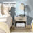 Side Table, Small End Table With Storage Shelf And Drawer, Modern Bedside Table For Bedroom