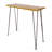 DENALI INDUSTRIAL WOOD AND METAL BAR TABLE