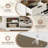 Hall Tree With Bench And Shoe Storage, 6-In-1 Entryway Organizer, 43.3" X 15.75" X 70.87", MDF Wood, Embossed White/Walnut Wood Grain Finish-1604472420