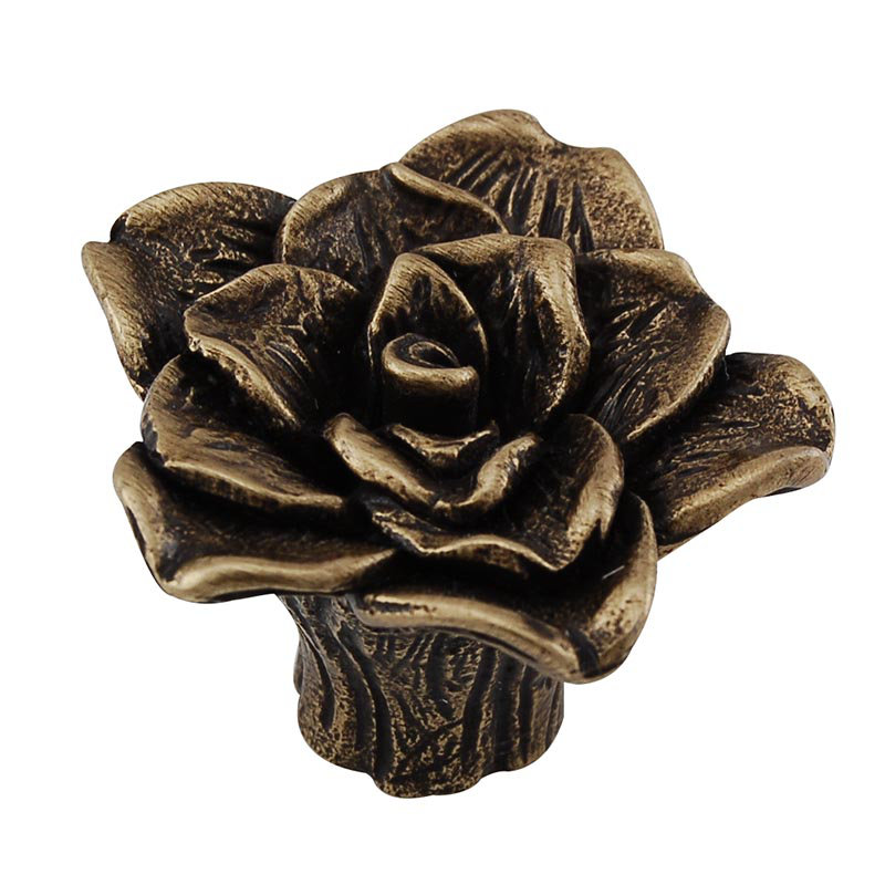 Carlotta Novelty Knob, Antique Brass