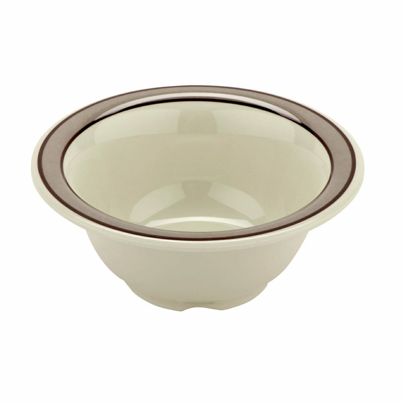 GET B-105-CA Bol à soupe en forme de mélamine, 10 onces, beige Cambridge (ensemble de 12)