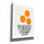 «Bowl of Oranges» par Linda Woods, art mural sur toile-24810585