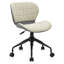 Chaise de travail ergonomique en lin 21,26 po Joaquina-87829462