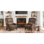 Fauteuil inclinable en similicuir pour salon RV