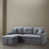 100 % polyester gris clair est en rupture de stock