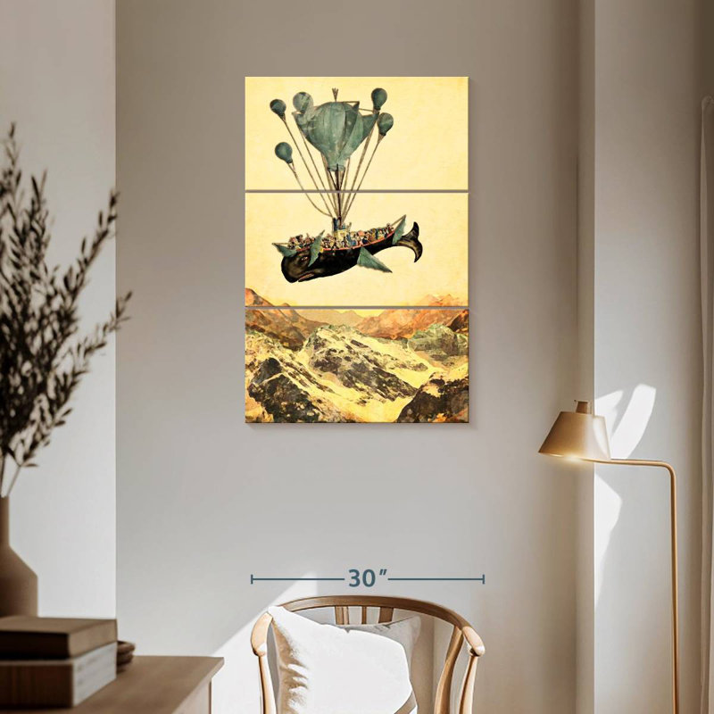 Kelan Flying Whale, 57" H x 36" W