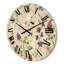 Horloge murale en bois Wildflowers-63903114