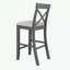 Ensemble de salle à manger rectangulaire en bois avec 2 chaises-409046753-409046754-409046755