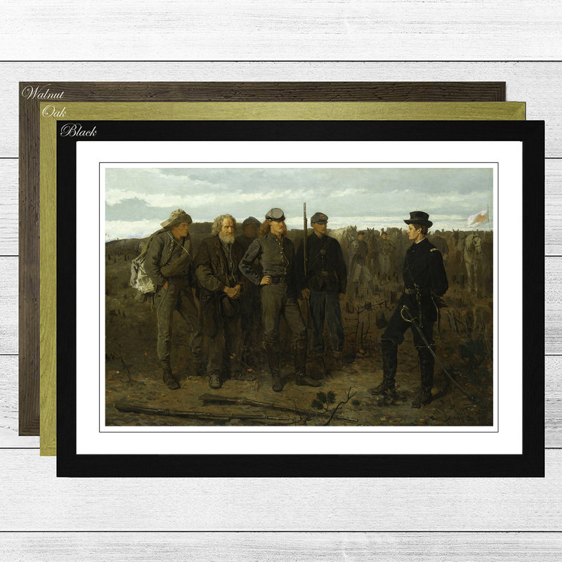 Winslow Homer - Single Picture Frame Painting, Oak