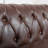 84.6" Faux Leather Upholstered Chesterfield Sofa Tufted Rolled-Arm 3-Seater Couch with Solid Wood Legs-2111224379-2124977441-2124977442