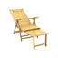 Dimmitt Reclining Bamboo Sun Lounger-1385550530