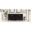 Meuble-lavabo noir 72 po avec lavabos doubles, lavabos faciles et charnières à fermeture en douceur 72 po pour utilisation quotidienne Poignées en alliage de zinc de 72 po-932947550