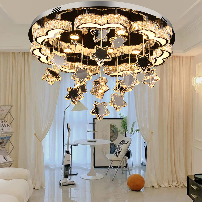 Lustre en cristal Ireatha, H 24 po x l 32 po x P 32 po