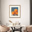 Art encadré pile orange