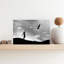 Silhouette et ballons flottants, paysage abstrait dramatique et serein, impression d'art mural sur la nature-466056777