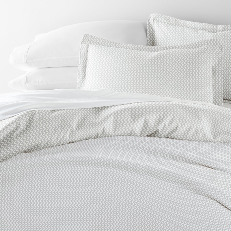 Becky Cameron™ Duvet Cover, Light Gray, Twin Duvet Cover + 1 Standard Sham