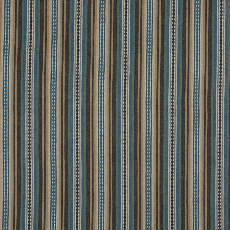 Festival Dalton Cotton Blend Fabric, Indigo/Teal