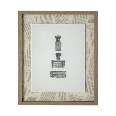Pencils & Pen by Sam Appleman a Framed Art Print Matted under Glass