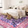 Fillender Washable Soft Vintage Rug Fashion Floral Rug For Living Room Dorm Decor