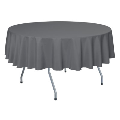 John Solid Color Round Tablecloth
