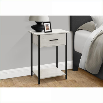 Table basse en simili diamant à miroir Noralie, attrait luxueux et amp; Tiroirs de rangement