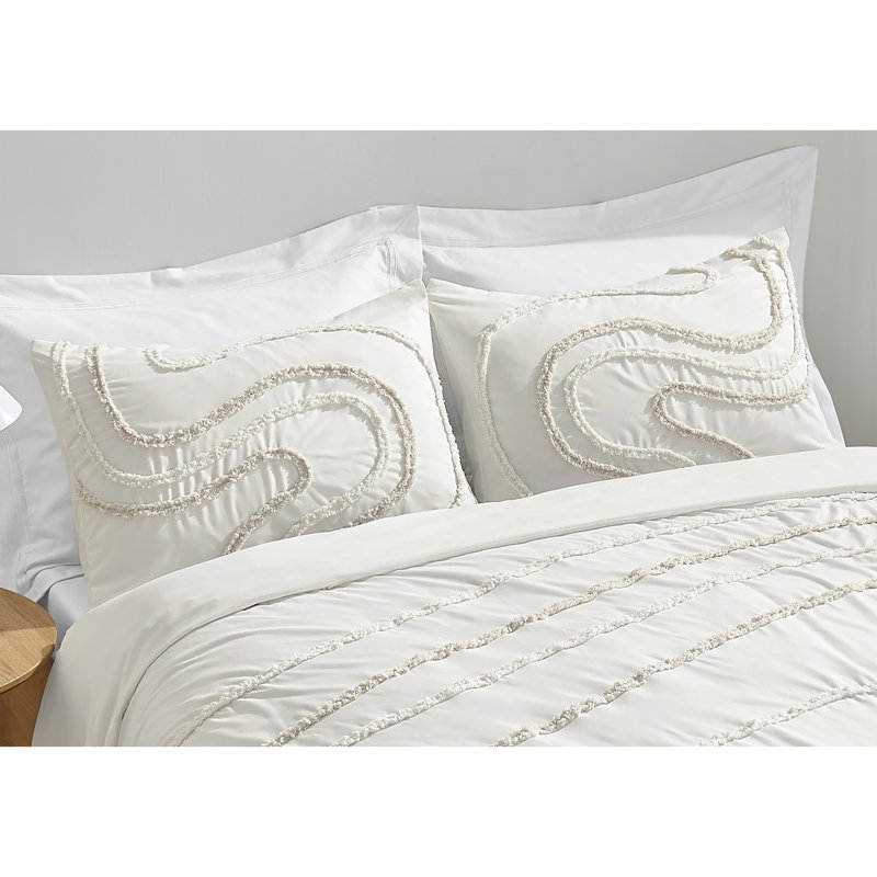 Boho Plain Weave Abstract Duvet Bedding Set