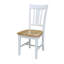 Chaise d'appoint en bois massif Evalyn-54365011