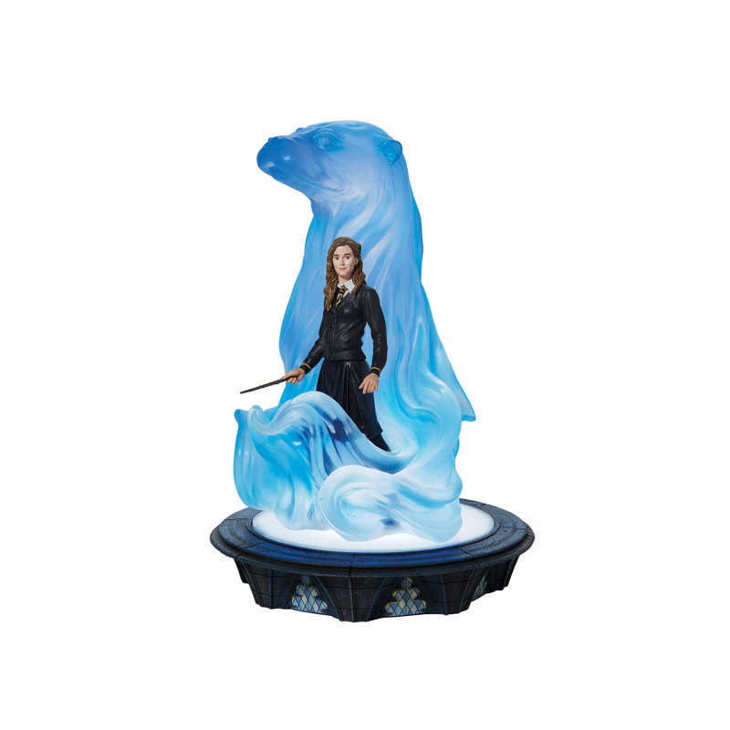 Figurine lumineuse Hermione Granger avec le patronus d'Harry Potter
