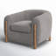 Lyla 38" W Polyester Blend Barrel Chair-1914637068
