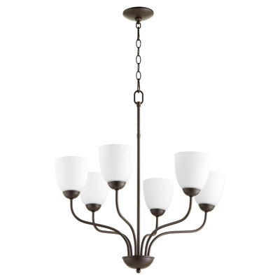 6 - Light Dimmable Classic / Traditional Chandelier