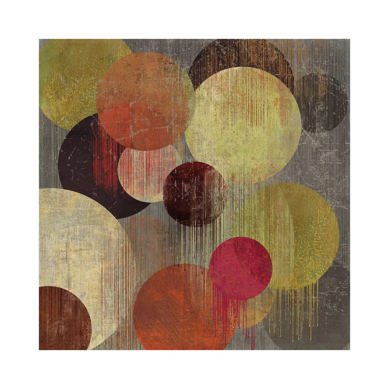 Magenta Bubbles I by Tom Reeves - Wrapped Canvas Print, 30.48 cm H x 30.48 cm W