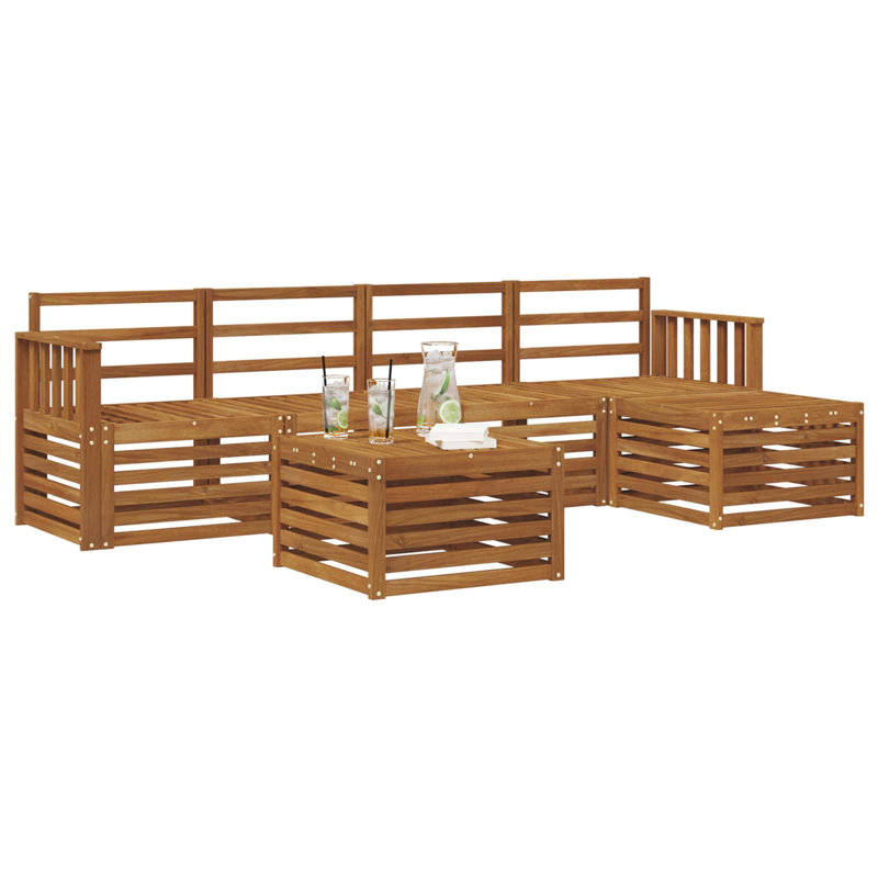 249cm Wide Patio Sectional Set