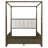 Dark Cocoa Canopy Bed