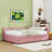 Modern Full Size Upholstered Daybed with Storage Drawers-2143799882
