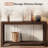 63-Inch Entryway Console Table, 2-Tier Narrow Sofa Table Behind Couch for Foyer, Hallway-243183595