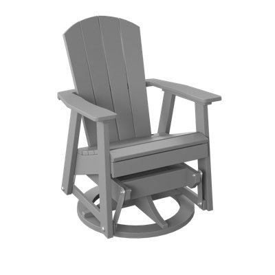  Fauteuil pivotant. Gris clair
