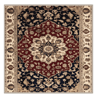 Machine Washable Persian Beige Area Rug