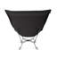 Fauteuil Scroll Puff - titane - gris anthracite Barbet-315891968