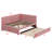 Upholstered Daybed With Trundle-1158625626