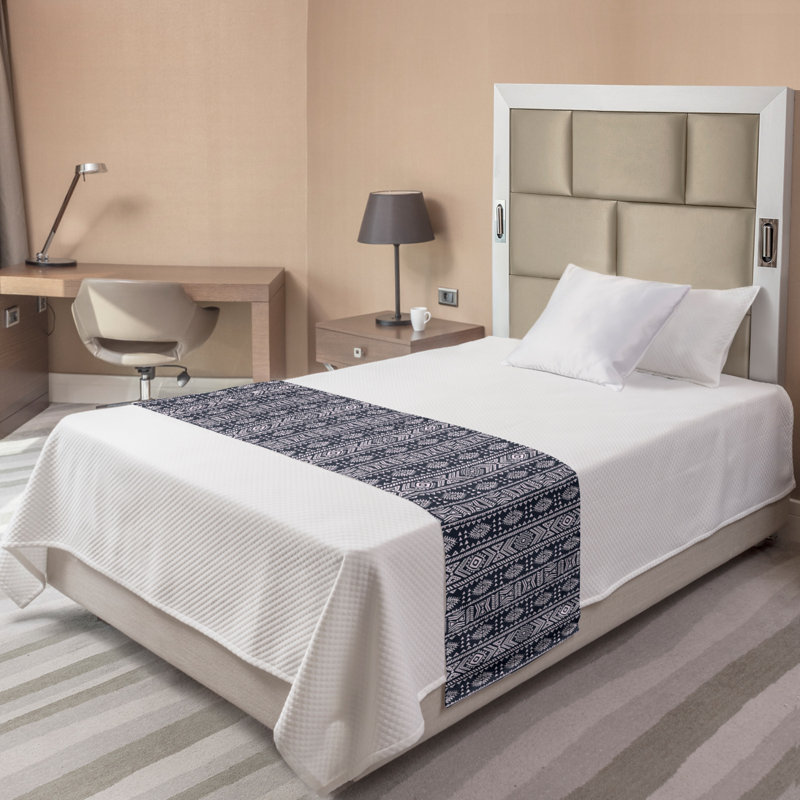  Chemin de lit 100% polyester, Simple
