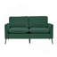 Causeuse rembourrée en similicuir Nordic Retro Light Luxury-394918088