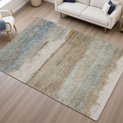 Premium Machine Washable Mayfield AMF2156 modern Rug