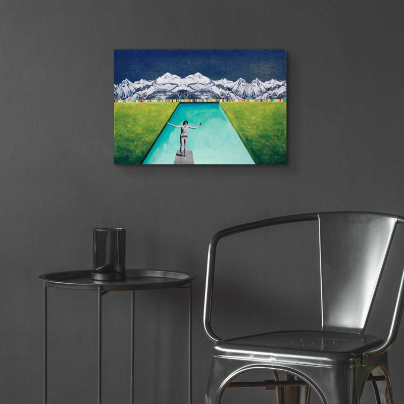 «PRINT» par DB Waterman, H 16 po x l 24 po x P 0,2 po