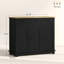 Armoire spacieuse avec tablettes réglables et grands tiroirs pour un rangement et une organisation polyvalents-128514976