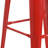 Margherite 30" High Backless Metal Barstool with Square Wood Seat-58202619-58202617