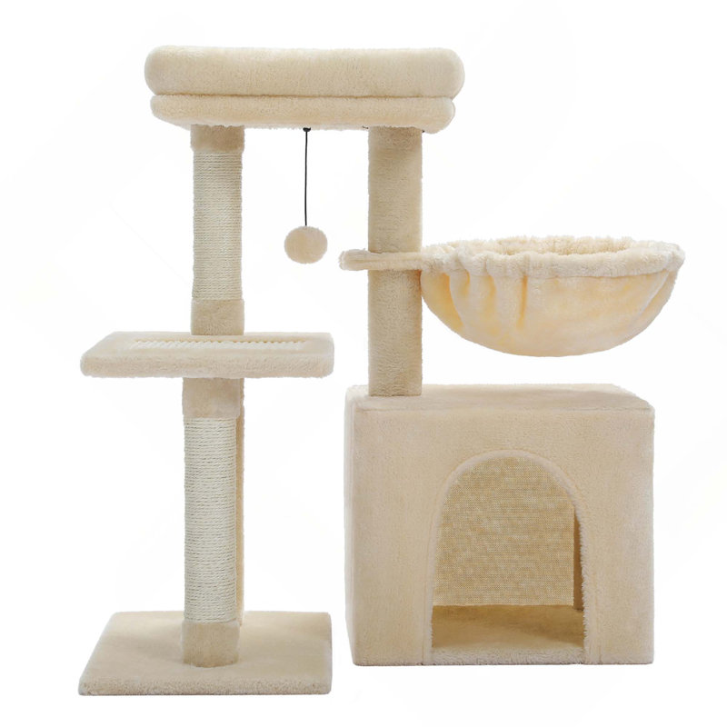 Tour pour chat 28,5 po de hauteur, Beige