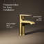 Robinet de salle de bain à poignée simple avec drain escamotable Kohler Hint-89053129